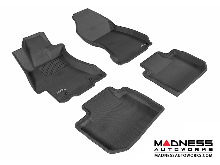 Subaru Impreza Sedan Floor Mats (Set of 4) - Black by 3D MAXpider